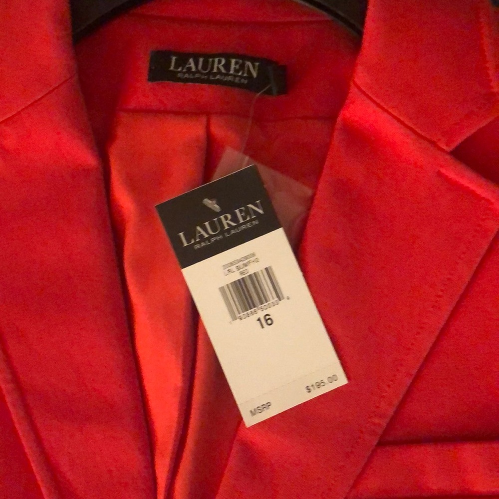 Red Ralph Lauren blazer
